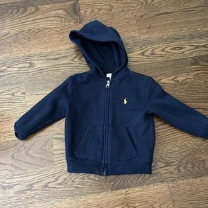 Boys 2T polo zip jacket
